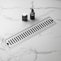 Vertical 304-Grade Shower Drain Channel (4 Inches)