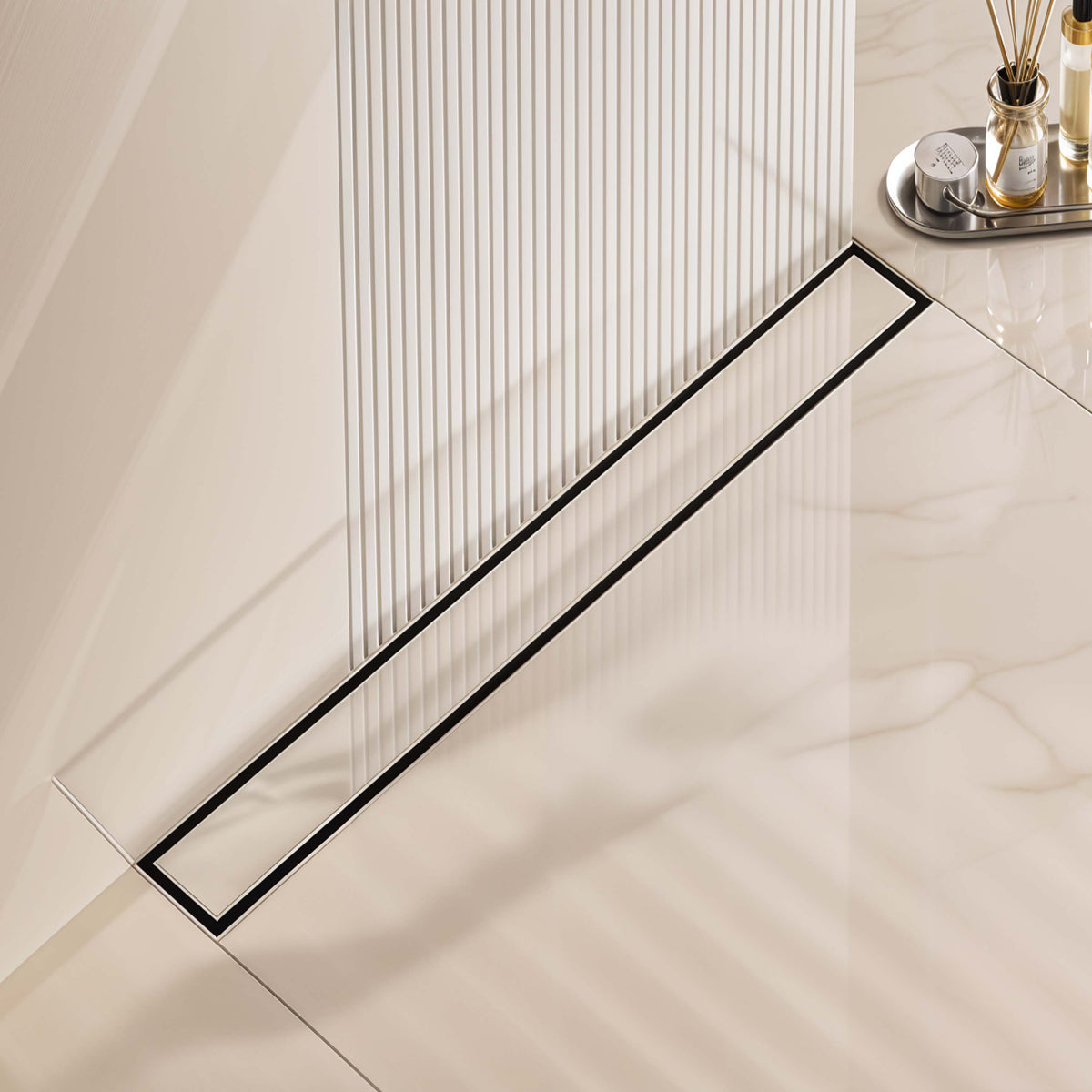 Tile-Insert Shower Drain Channel (2 Inches) – Ruhe