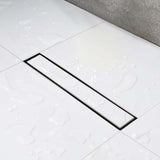 Marble-Insert Shower Drain Channel (2 Inches)