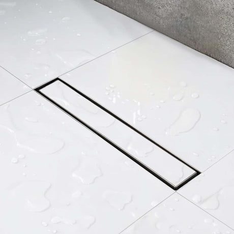 Marble-Insert Shower Drain Channel (2 Inches)