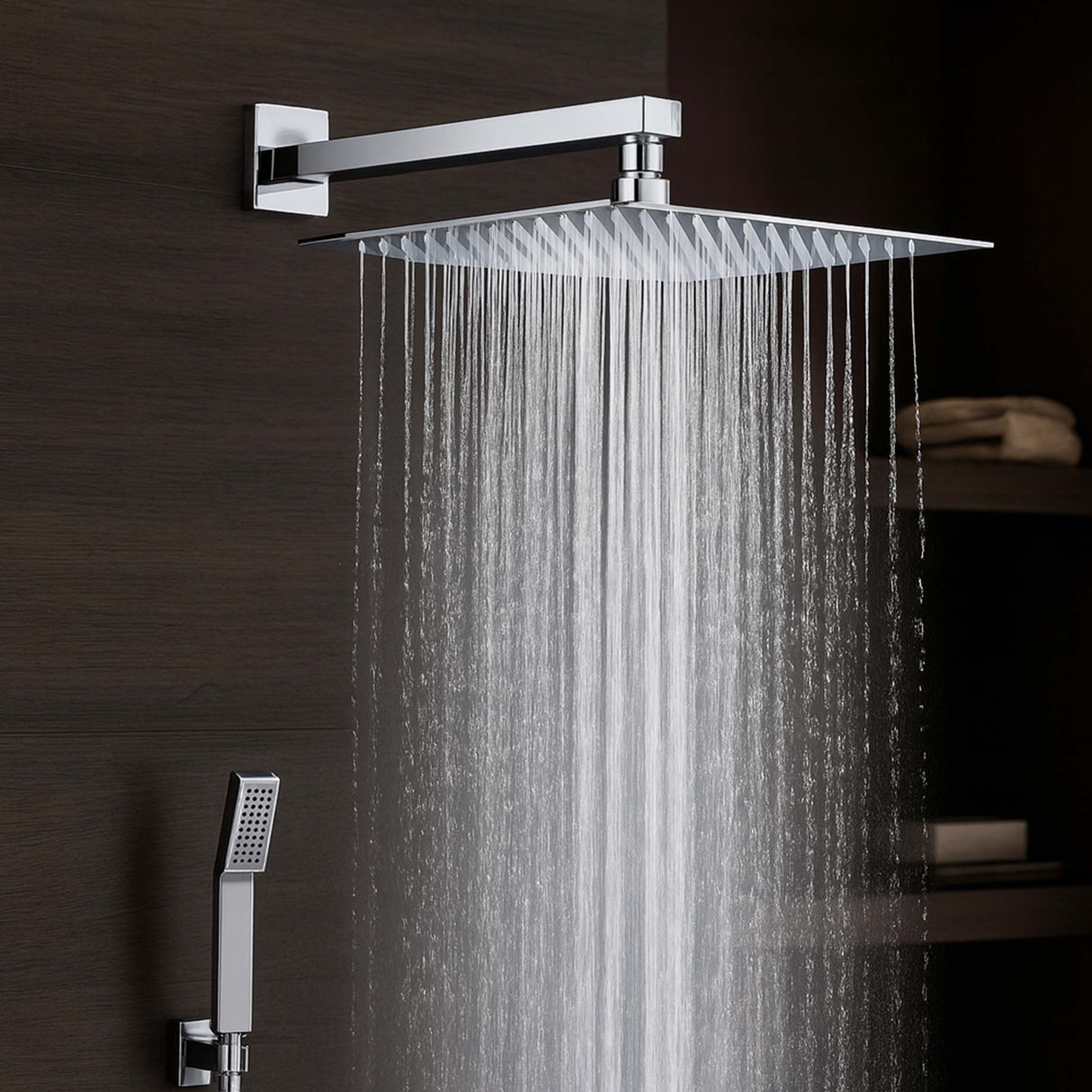 Ultra Sleek 304-Grade SS Overhead Shower
