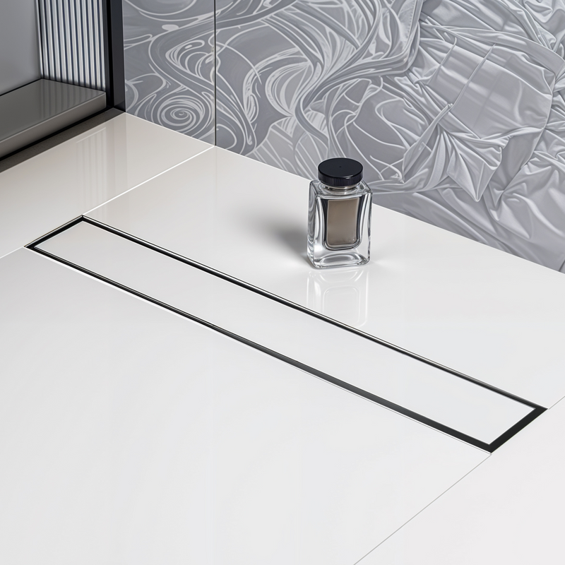 Tile-Insert Shower Drain Channel Coloured (3 Inches)