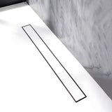 Marble-Insert Shower Drain Channel (2 Inches)