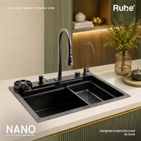 Nano 304-Grade Smart Kitchen Sink with Waterfall