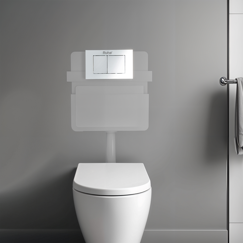 Cysten Commode Mechanical Concealed Cistern for Western Commode β Ruhe