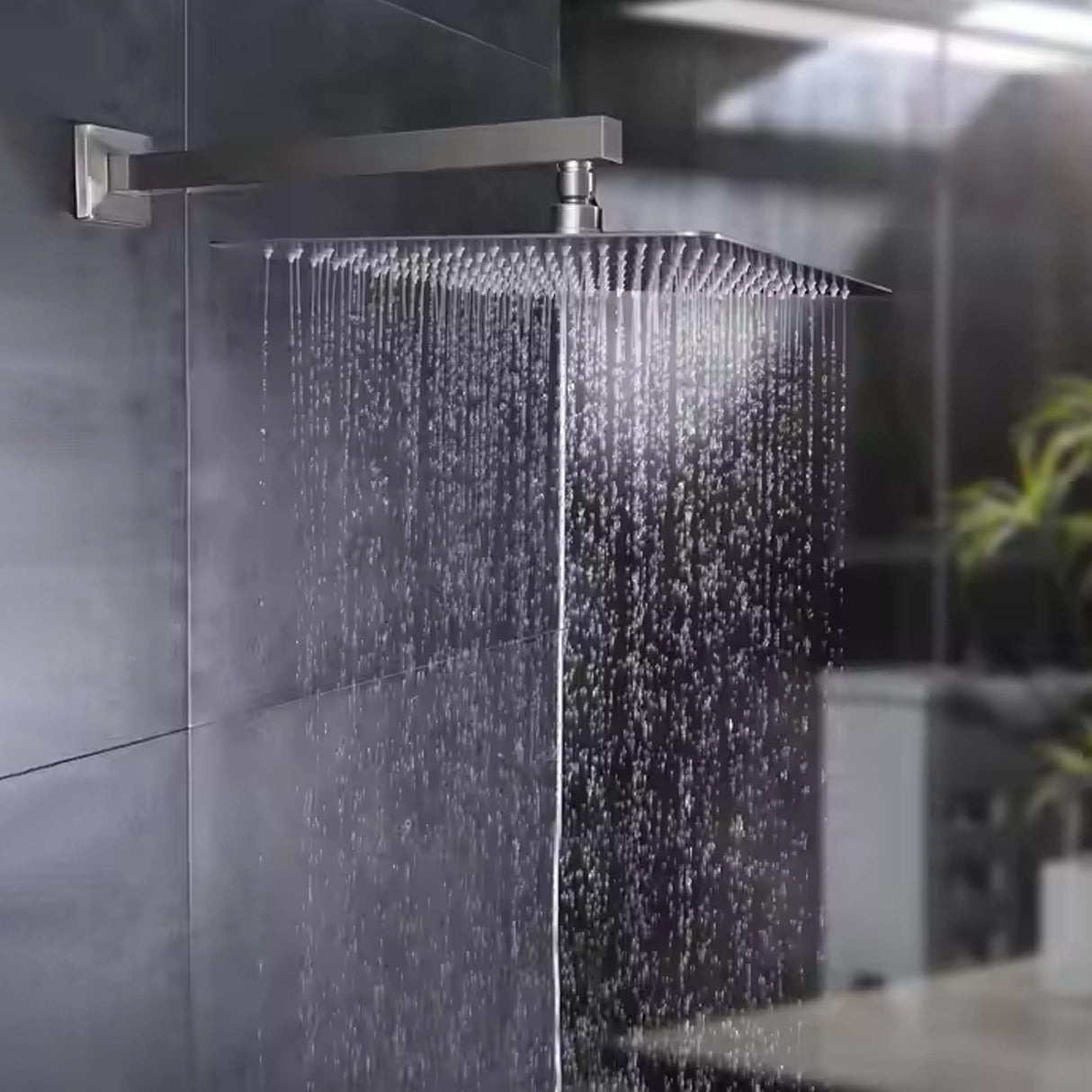 Ultra Sleek 304-Grade SS Overhead Shower