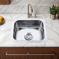 Single Bowl Kitchen Sink (16 x 14 x 6 Inches)