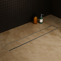 Tile-Insert 304-Grade Shower Drain Channel (3 Inches)