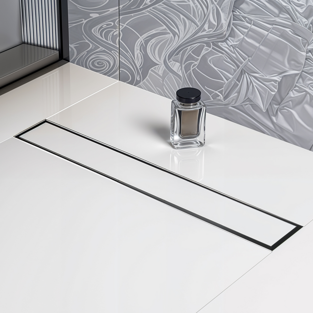 Tile-Insert 304-Grade Shower Drain Channel (3 Inches)