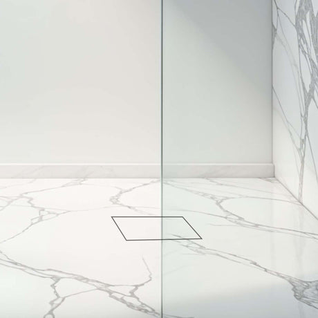 Tile-Insert Shower Drain Channel (12 x 12 Inches)