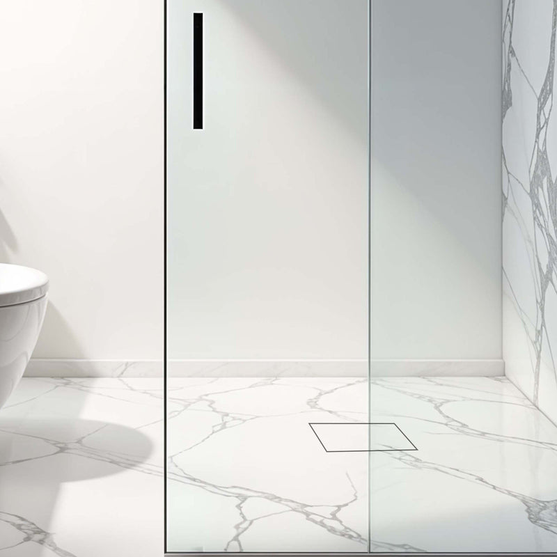 Tile-Insert Shower Drain Channel (8 x 8 Inches)