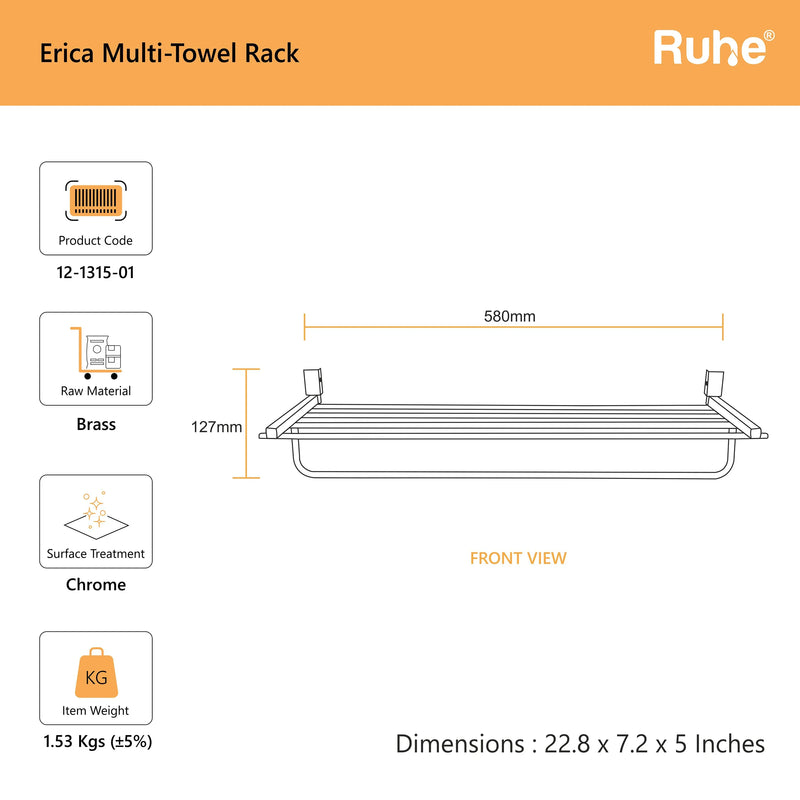 Erica Multi-Towel Rack