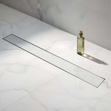 Marble-Insert Shower Drain Channel (2 Inches)