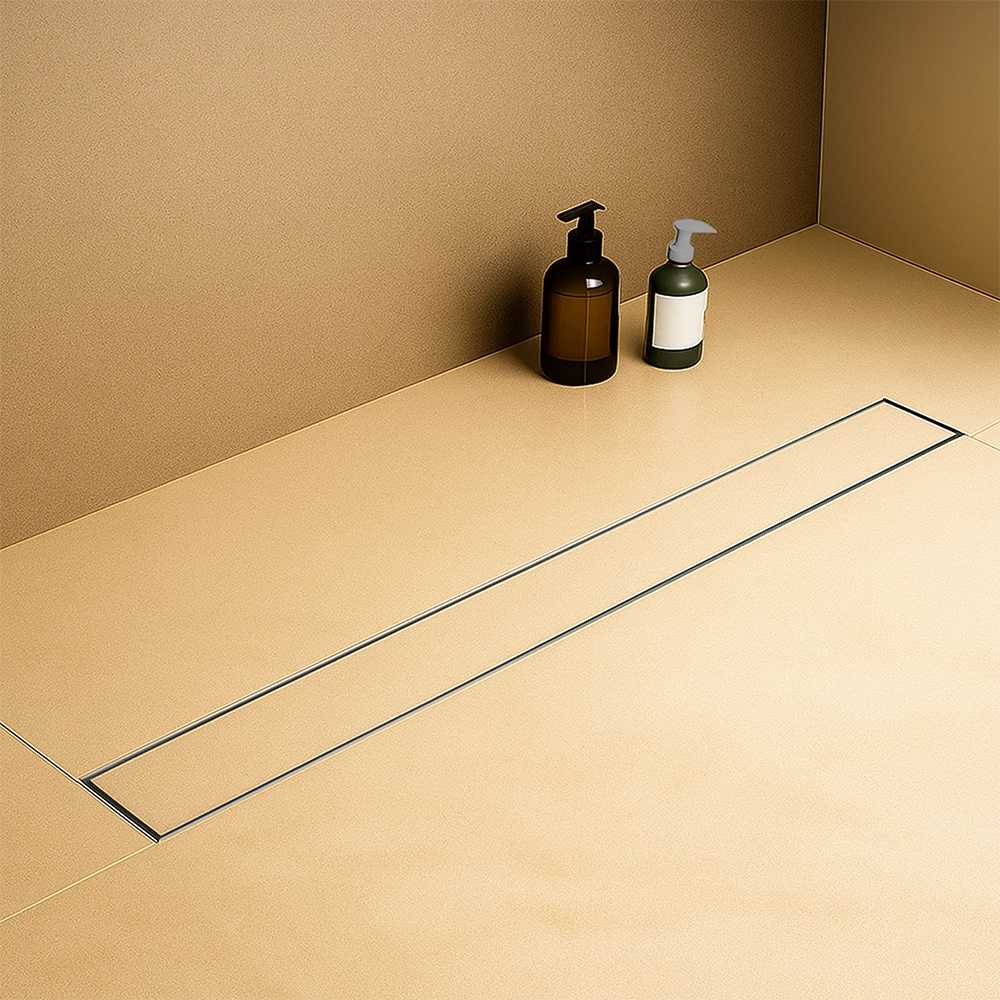 Tile-Insert Shower Drain Channel (4 Inches)
