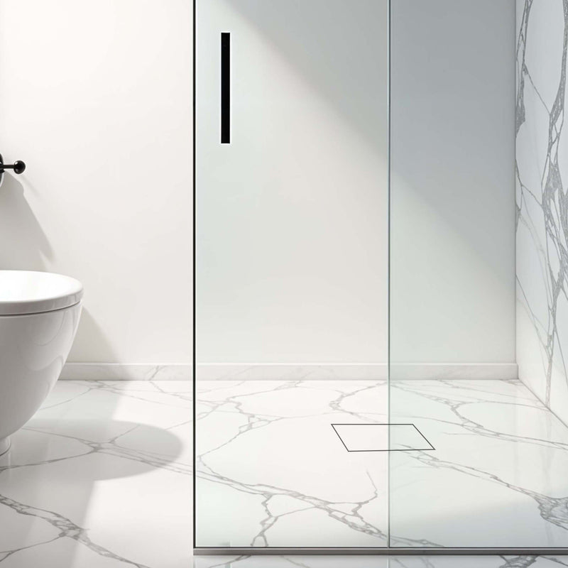 Tile-Insert Shower Drain Channel (6 x 6 Inches)