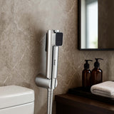 Target Chrome Health Faucet with Dual Flow and 1 Meter 304-Grade SS Hose & Hook