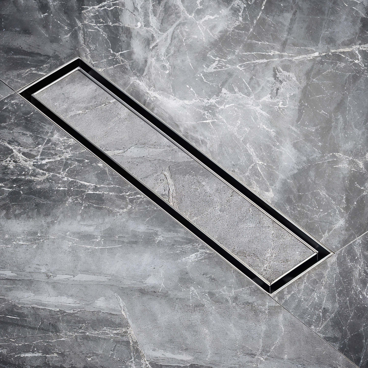 Tile-Insert Shower Drain Channel (3 Inches)