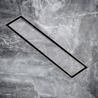 Tile-Insert 304-Grade Shower Drain Channel (3 Inches)
