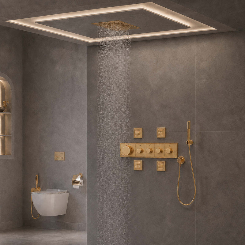 Aurora 4-Function Thermostatic Diverter
