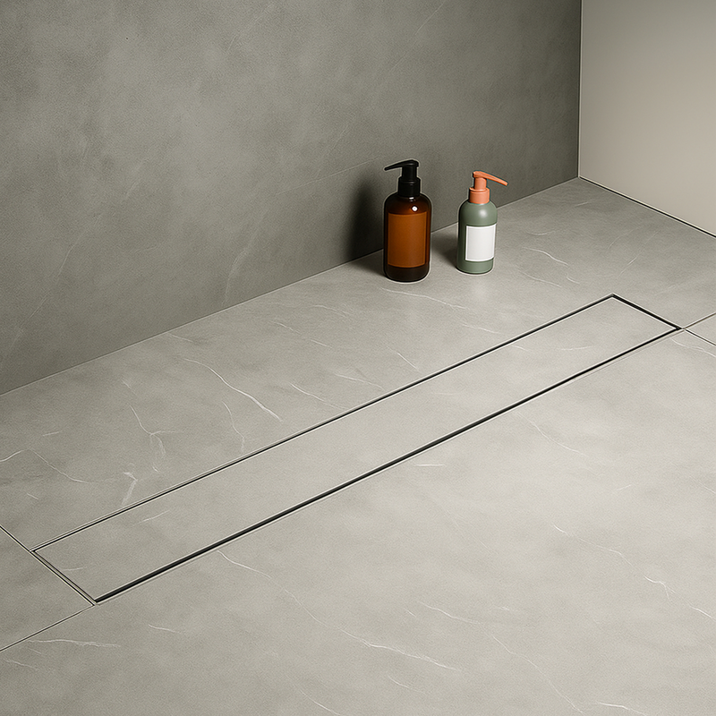 Tile-Insert Shower Drain Channel (4 Inches)
