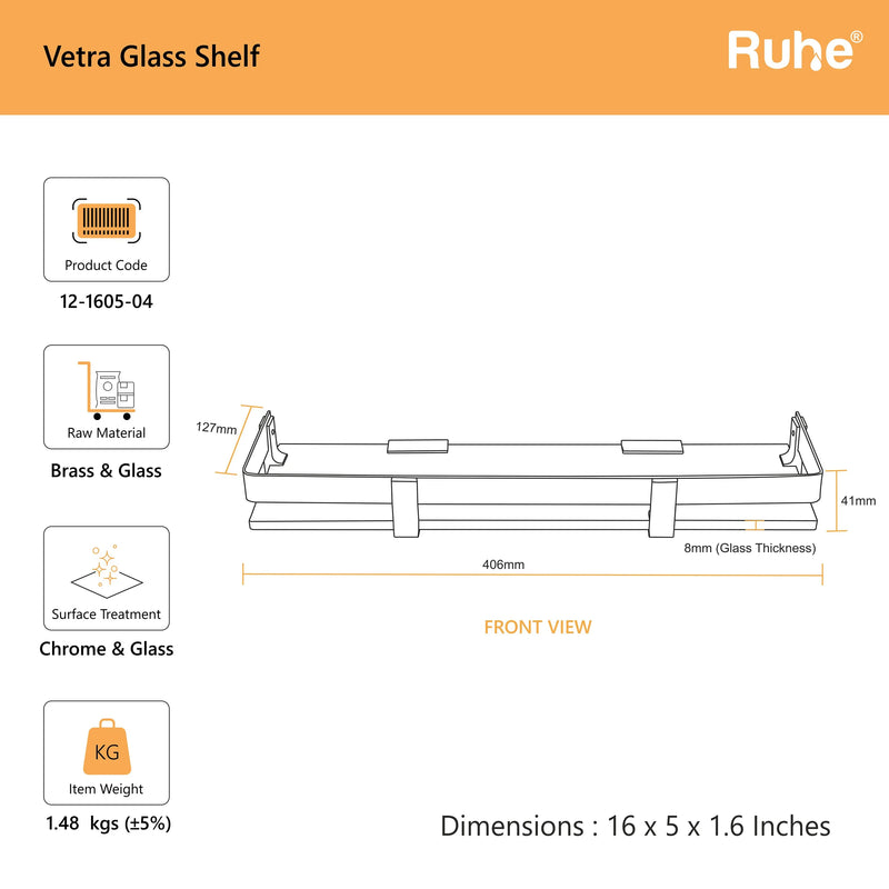 Vetra Glass Shelf