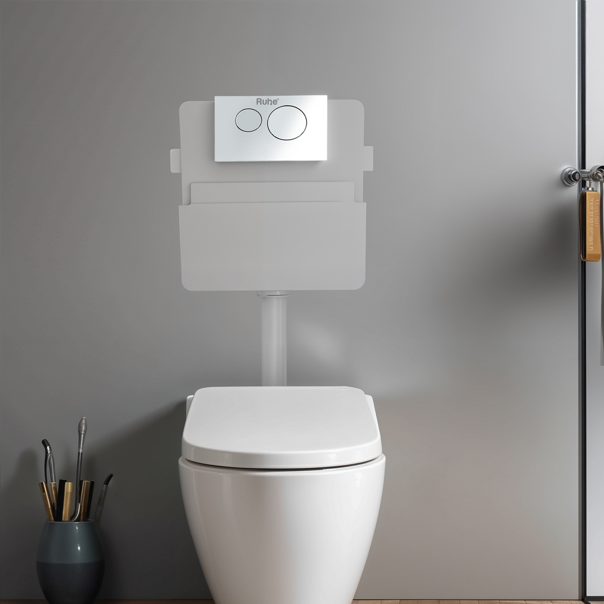Pneumatic Concealed Cistern for Western Commode