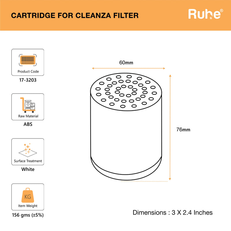 Cartridge for Cleanza Filter