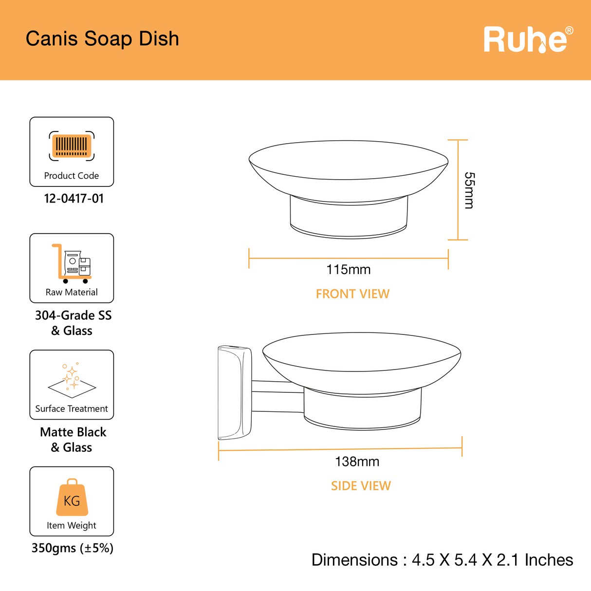 Canis Soap Dish