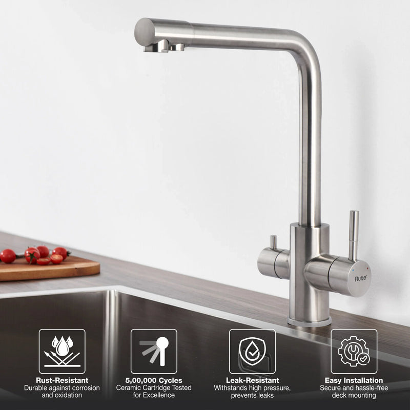 Trim Kitchen Mixer Faucet with RO Water Tap
