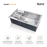 Handmade Single Bowl Kitchen Sink (32 x 20 x 10 Inches) (Features)