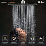 Rain Joy 304-Grade SS Overhead Shower