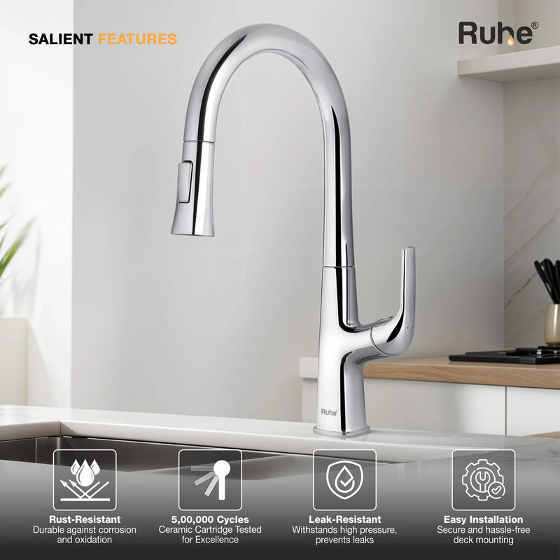 Spring Dual Flow Pull-out Kitchen Mixer Faucet