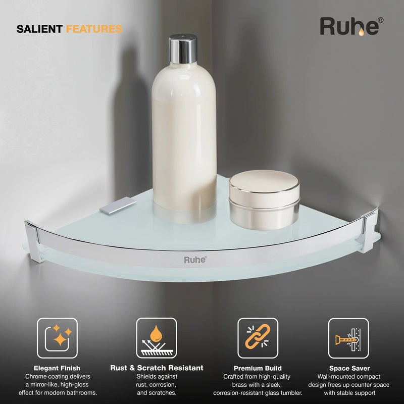 Vetra Glass Shelf Corner