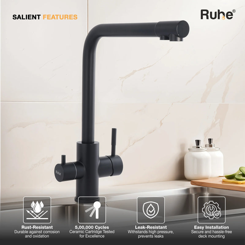Trim Kitchen Mixer Faucet with RO Water Tap