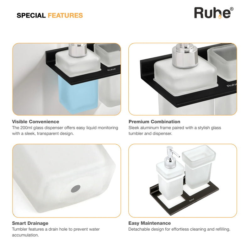 Ember Soap Dispenser With Tumbler Holder