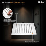 Ultra Sleek 304-Grade SS Overhead Shower