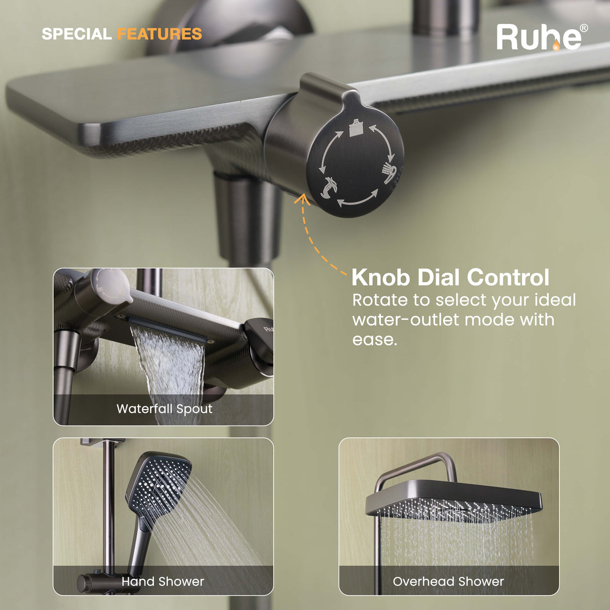 Rain Smart Shower Panel Set