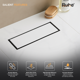 Tile-Insert Shower Drain Channel (5 Inches)