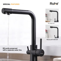 Trim 304-Grade Kitchen Sink Mixer Tap with Built-in RO Tap