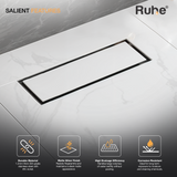 Tile-Insert Shower Drain Channel (4 Inches)