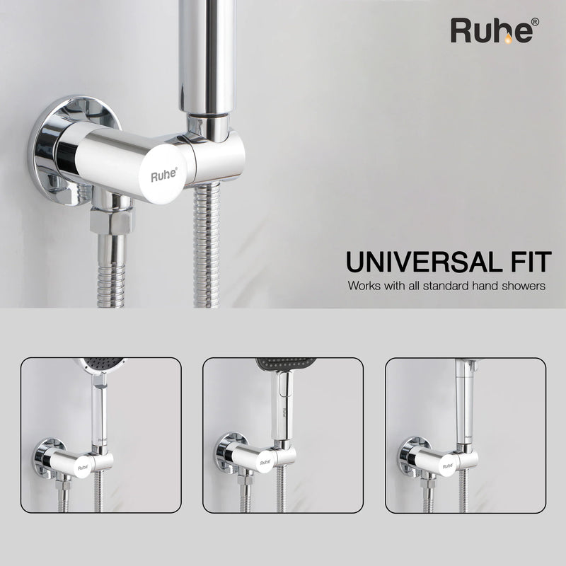 Turn Adjustable Hand Shower Holder with Connector