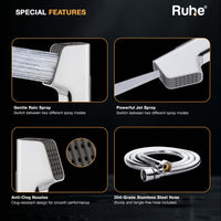 Target ABS Dual Flow Health Faucet with 304-Grade Shower Tube & Hook