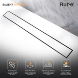 Marble-Insert Shower Drain Channel (2 Inches)