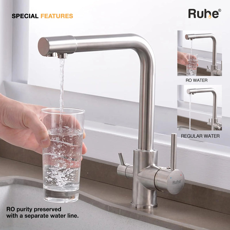 Trim Kitchen Mixer Faucet with RO Water Tap