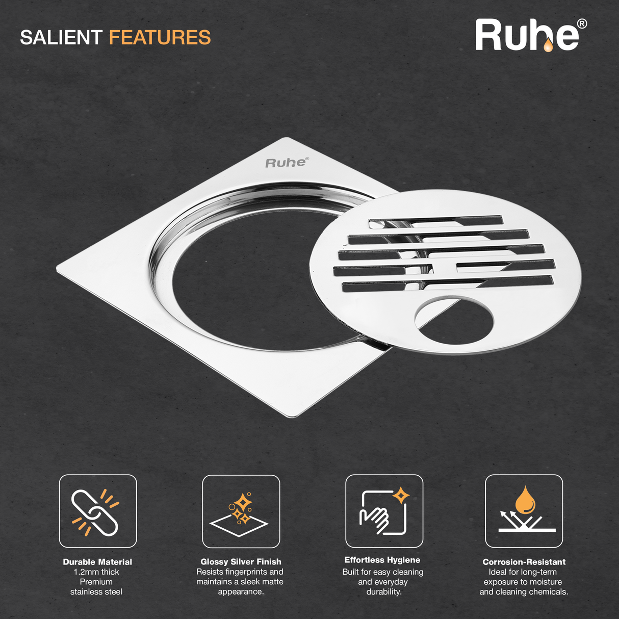 Classic Neon Flat Cut Floor Drain