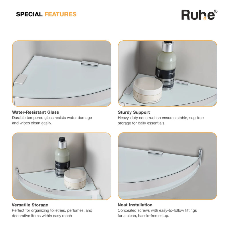 Vetra Glass Shelf Corner