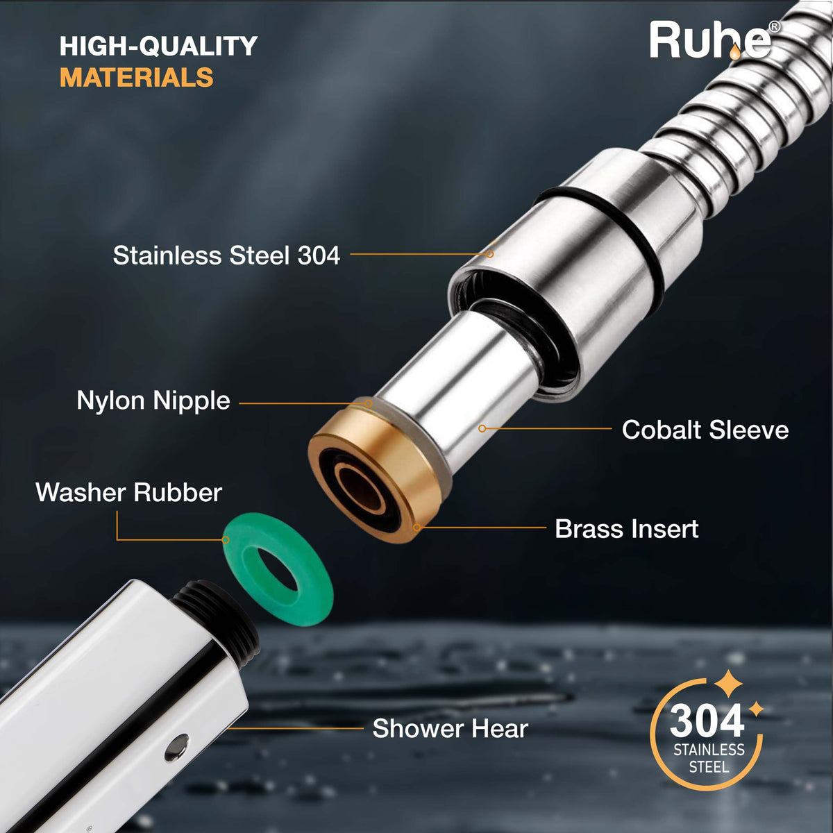 Target Health Faucet With Dual Flow And 304-Grade SS Hose & Hook