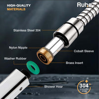 Target ABS Dual Flow Health Faucet with 304-Grade Shower Tube & Hook