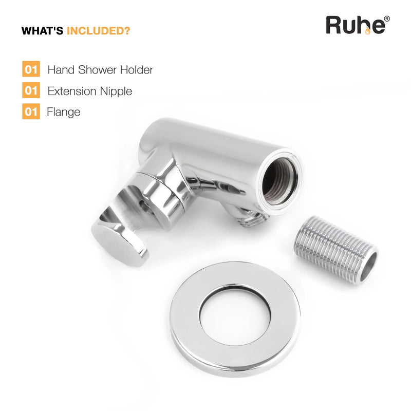 Turn Adjustable Hand Shower Holder with Connector
