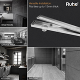 Tile-Insert Shower Drain Channel (4 Inches)